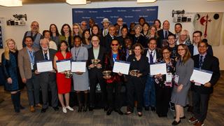 The recipients of the 2019 ASC Awards and the YAA Leadership and Excellence Awards